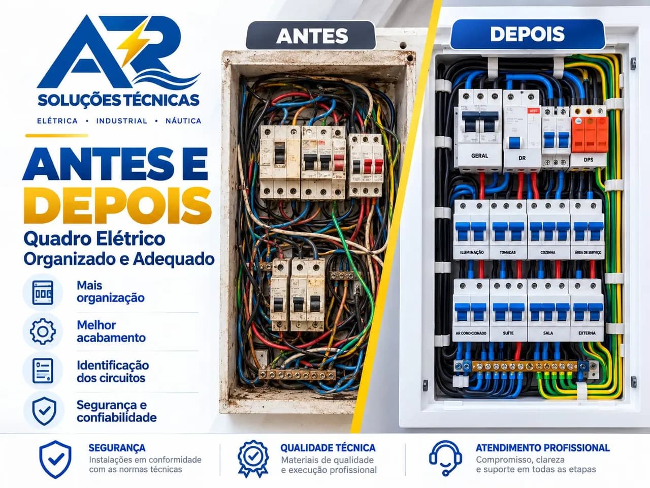 Foto do serviço: Instalações e Manutenção Elétrica Residencial, Comercial, Industrial e Náutica