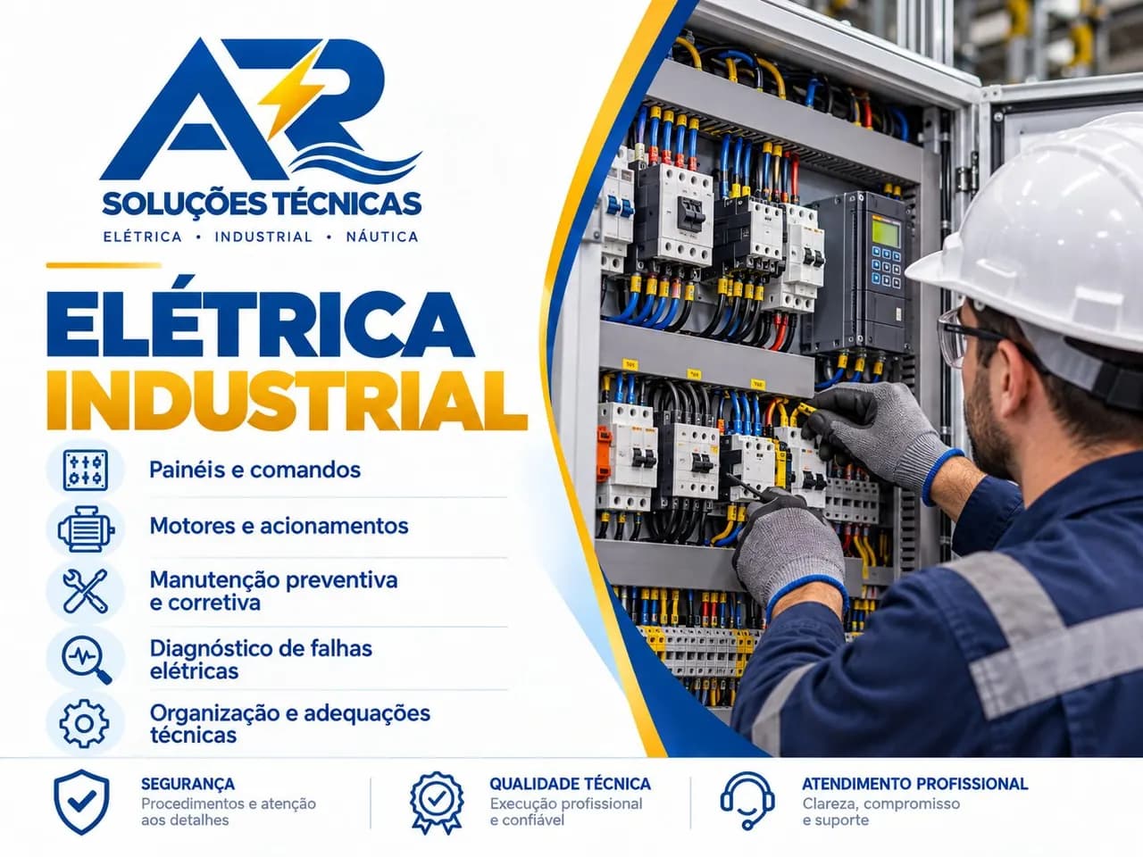 Foto do serviço: Instalações e Manutenção Elétrica Residencial, Comercial, Industrial e Náutica
